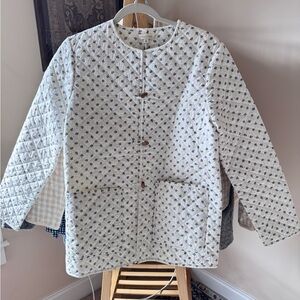 Quilted Cotton Liner Jacket, Ditsy Floral